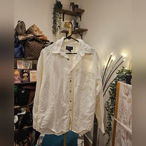 Vintage Men's Cream Shirt
